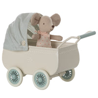 Thumbnail for Pram With Baby Mouse - Mint
