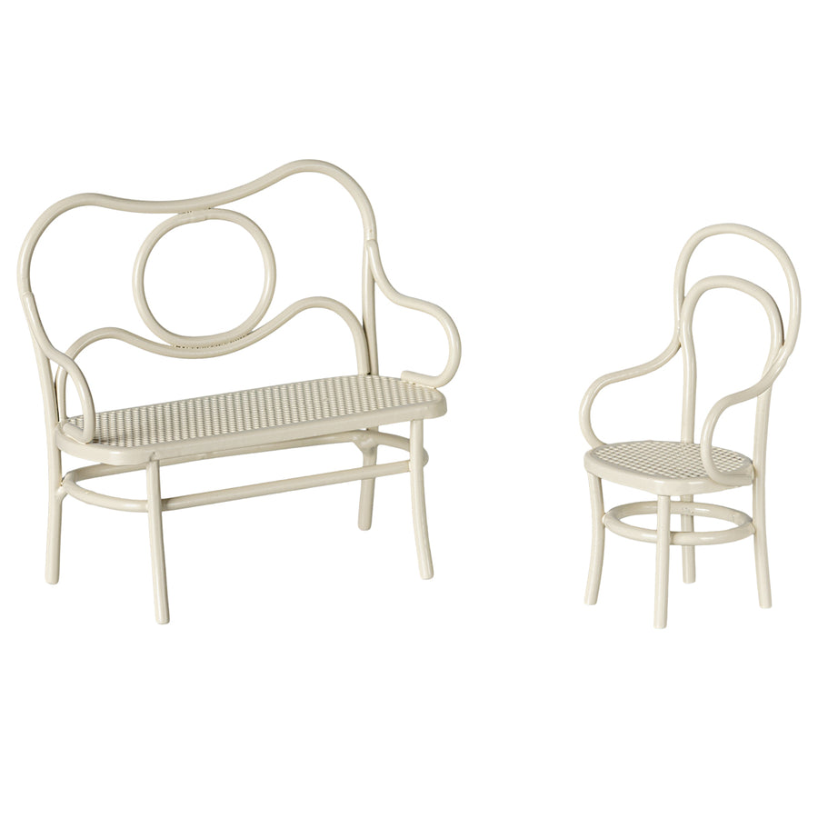 Café set, Mouse, Small - Off White