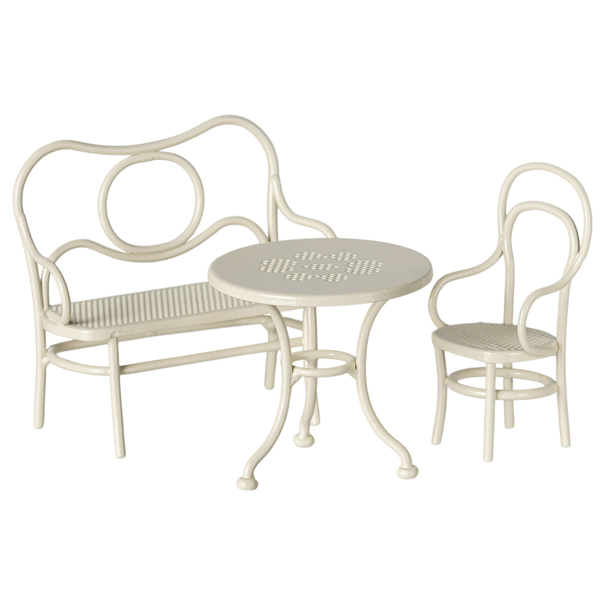 Café set, Mouse, Small - Off White