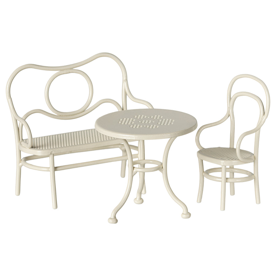 Café set, Mouse, Small - Off White