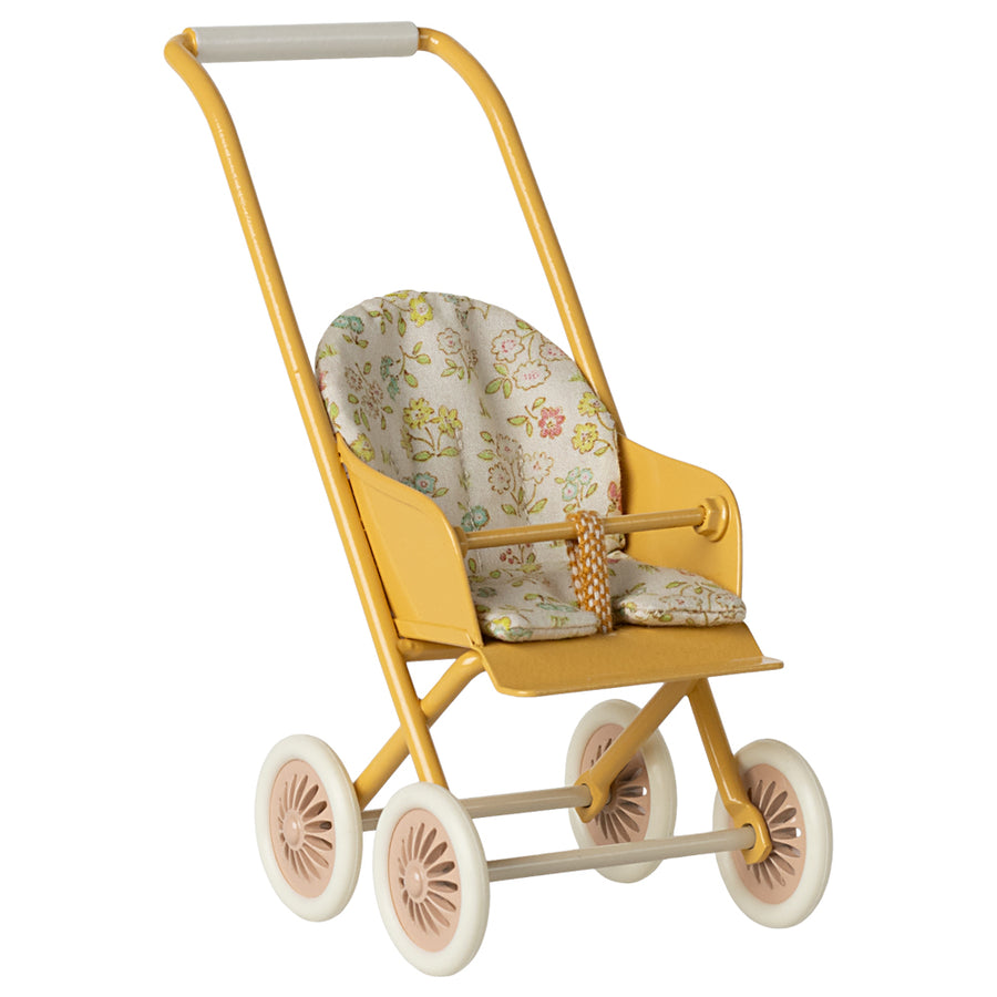 Maileg Stroller, Micro Yellow 11-5108-02