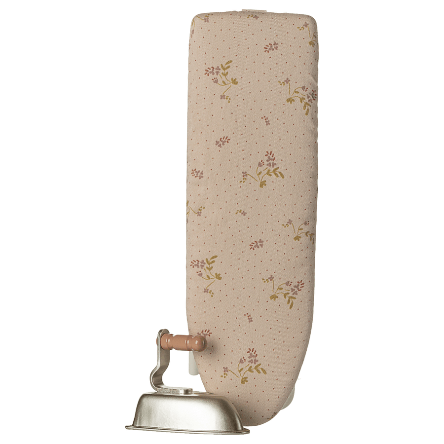 Miniature Iron and Ironing Board Off White