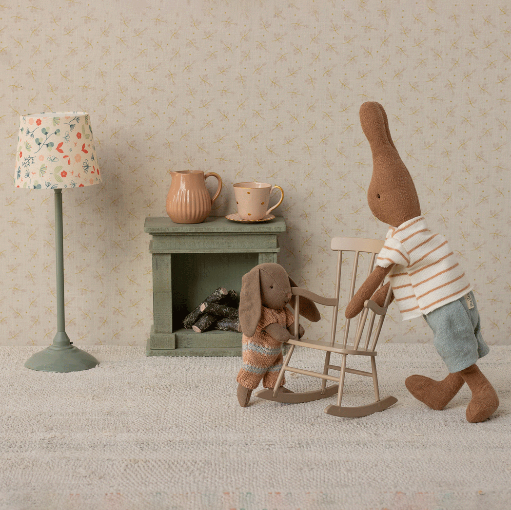 Maileg, Rocking chair, Miniature - Dark Sand