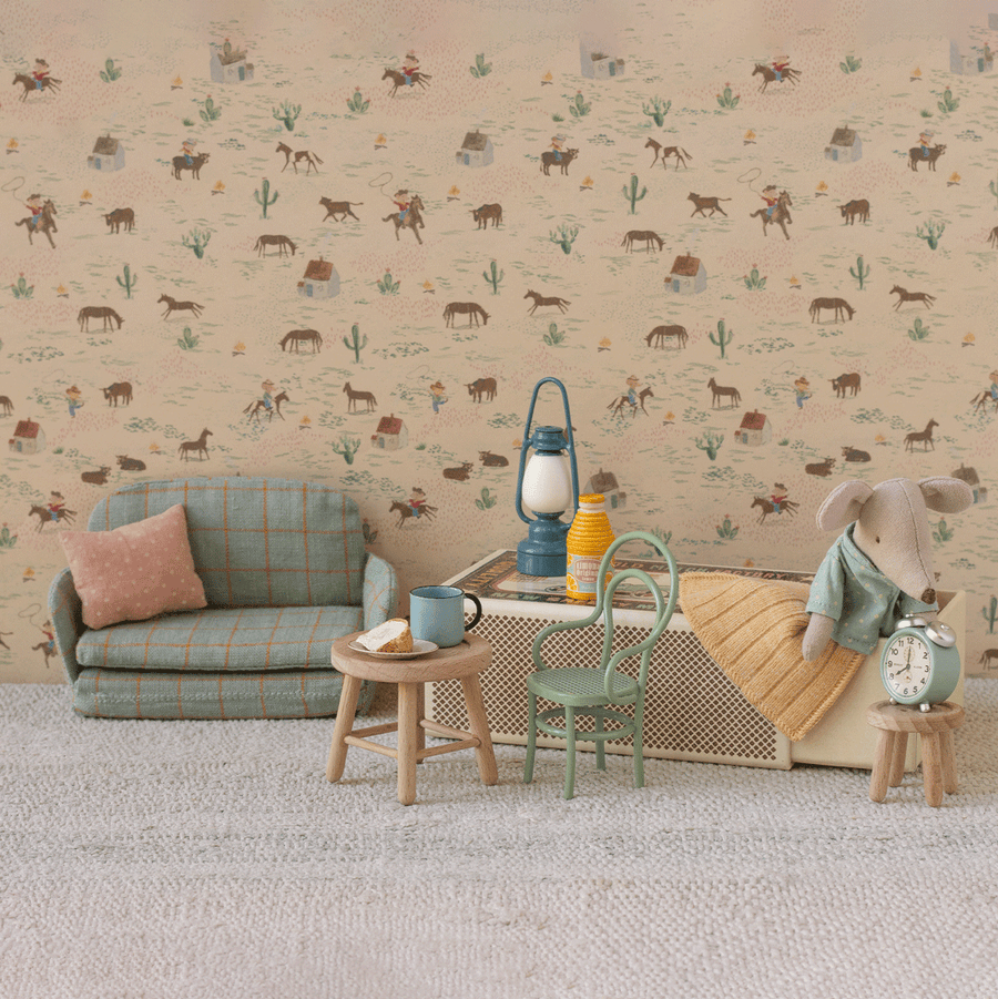 Pre-order Maileg Vintage Chair Mouse - Mint