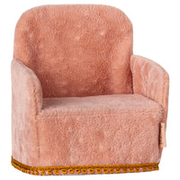 Thumbnail for Maileg Mouse Chair Velvet Rose (February) 11-5401-01
