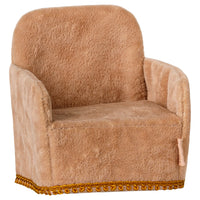 Thumbnail for Maileg Mouse Chair Velvet Powder (February) 11-5401-02