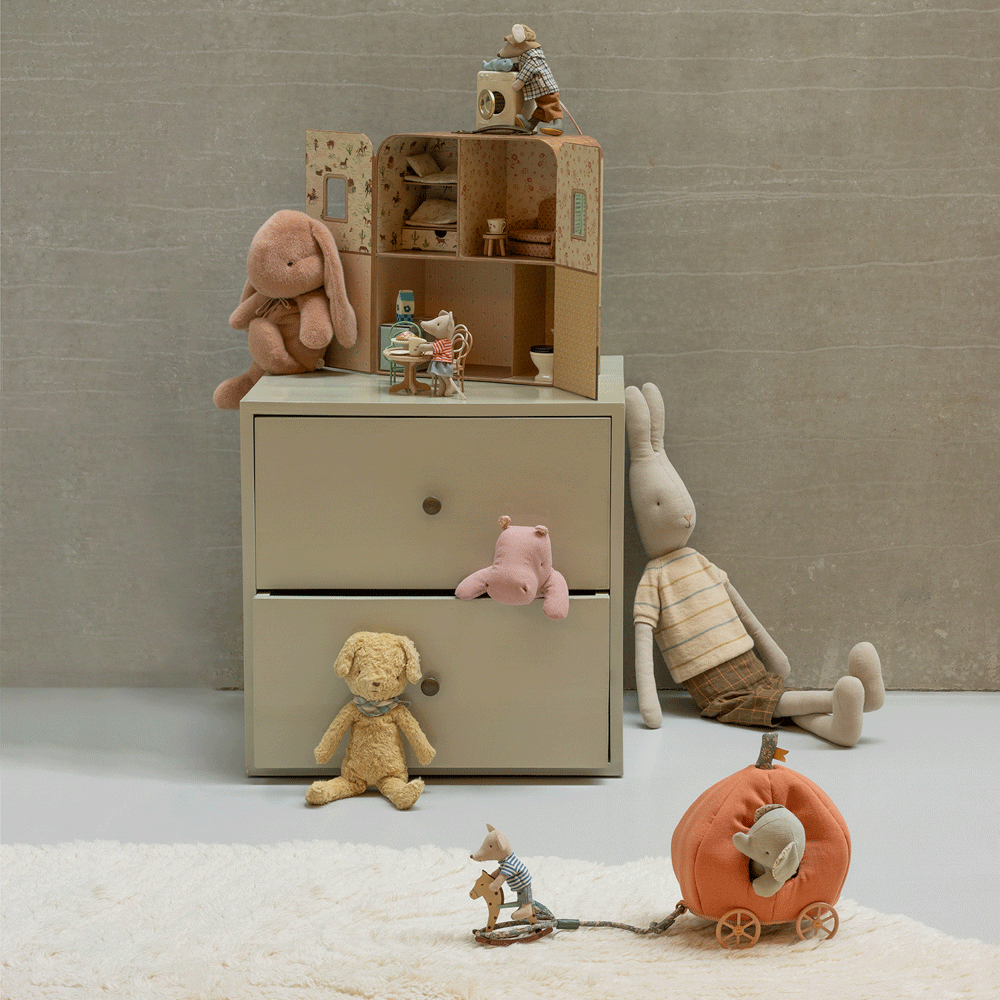 Bunny Plush, Medium- Vintage Rose