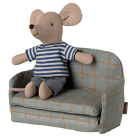 Thumbnail for Maileg Sofa Bed, Mouse - Checker