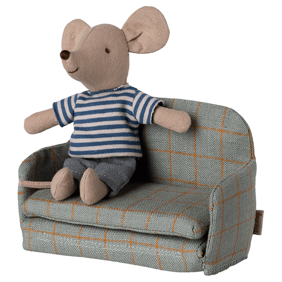 Maileg Sofa Bed, Mouse - Checker