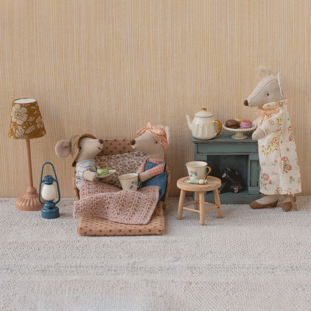 Maileg Sofa Bed, Mouse - Dots