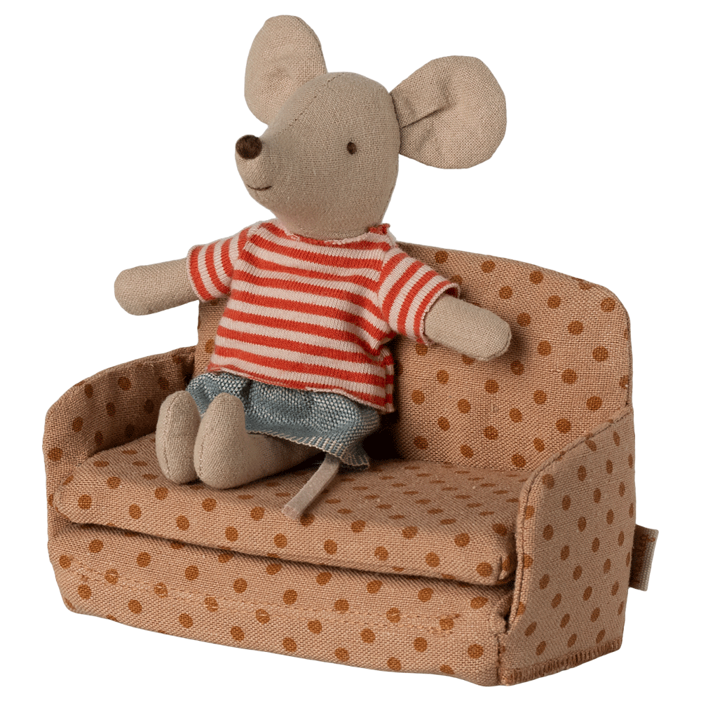 Maileg Sofa Bed, Mouse - Dots