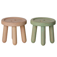 Thumbnail for PRE_ORDER Stool set, Mouse - Light rose/Light mint *July*
