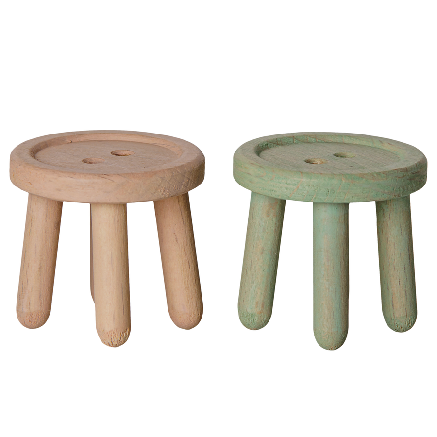 PRE_ORDER Stool set, Mouse - Light rose/Light mint *July*