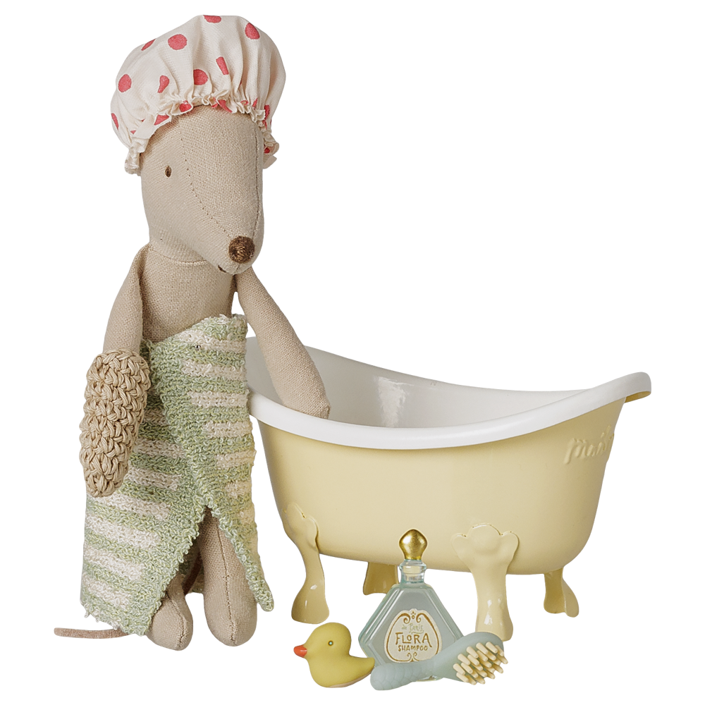 PRE_ORDER Bathtub set, Mouse - Yellow *October *