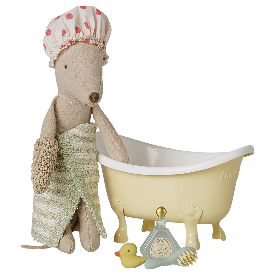 PRE_ORDER Bathtub set, Mouse - Yellow *October *