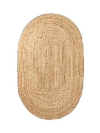 Eternal Oval Jute Rug W: 230 x H: 340cm
