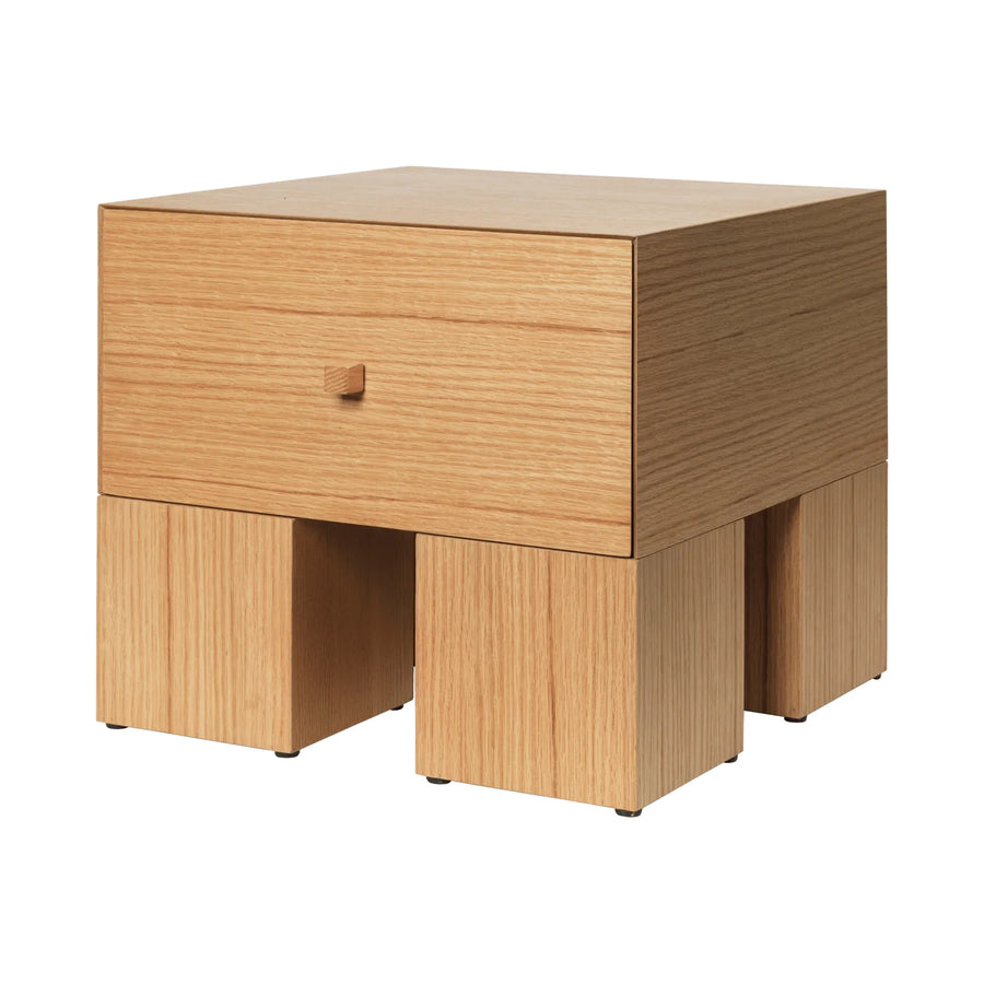 Kuben Bedside Table - 1x1