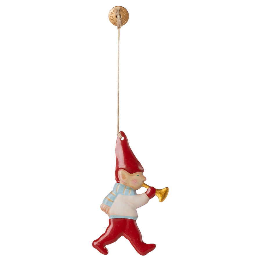 Metal Ornament, Pixy - Trumpet