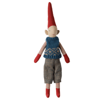 Thumbnail for PRE_ORDER Pixy, Size 1 - Boy - Blue knitted vest *October