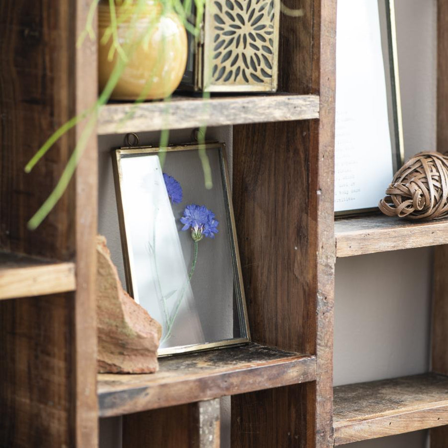 Wall shelf w/different kinds of rooms UNIQUE can hang horizontal and vertical