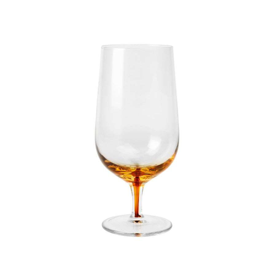 Amber Beer Glass