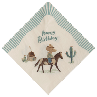 Thumbnail for Napkin, Happy Birthday - Cowboy