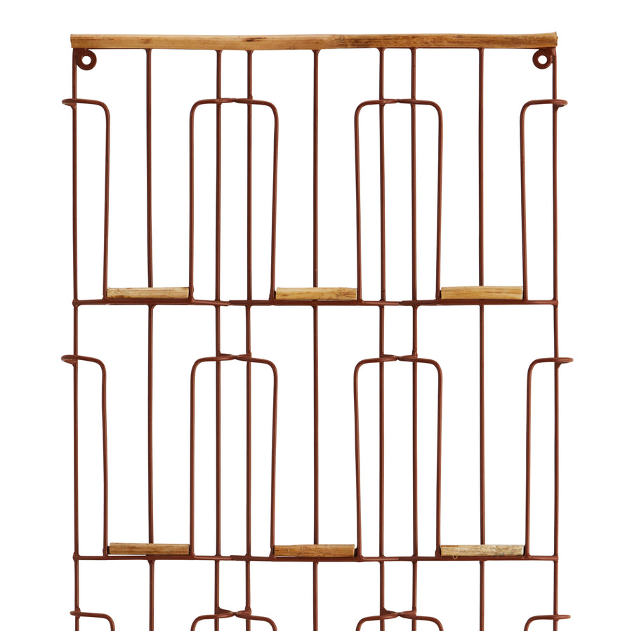 Iron Card Rack W/ Cane
