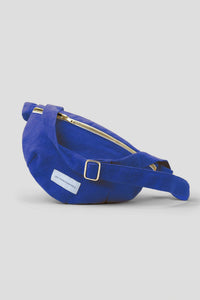 Thumbnail for Organic cotton canvas fanny pack in ultramarine blue