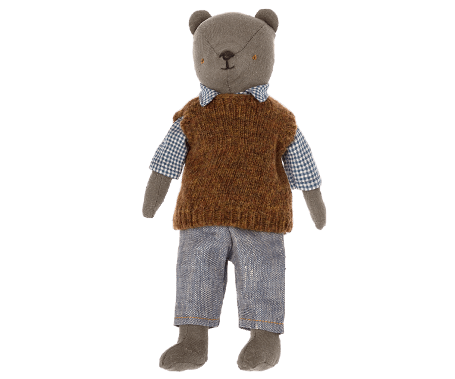 Shirt, slipover and pants, Teddy dad