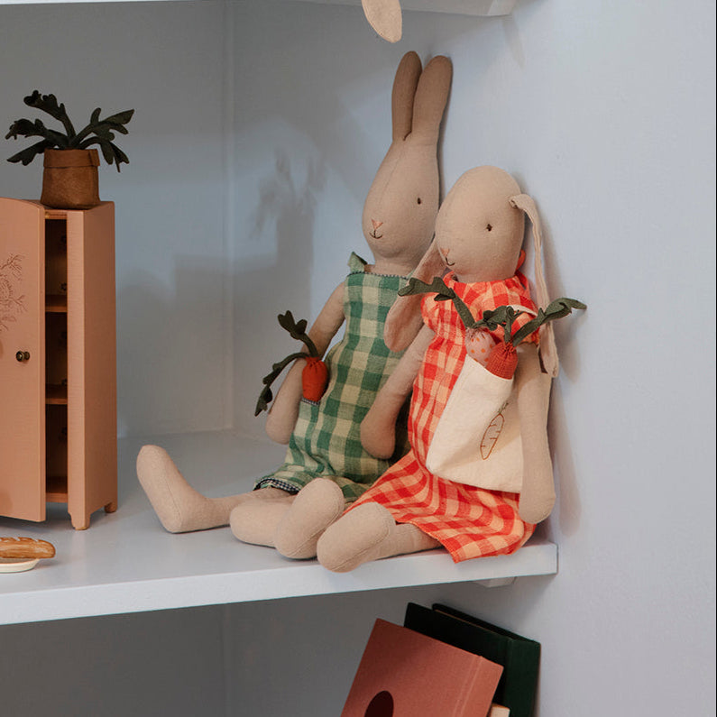 Maileg Red Check Dress Size 3 16-2300-01