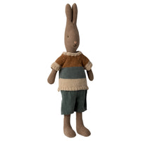 Thumbnail for Rabbit size 2, Brown - Shirt and shorts