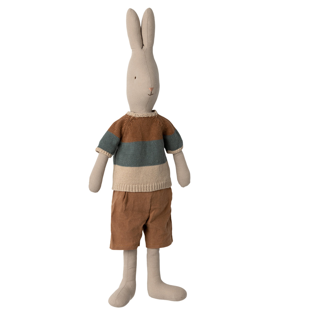 Maileg Rabbit size 4 16-3403-00 Knitted shirt and shorts 