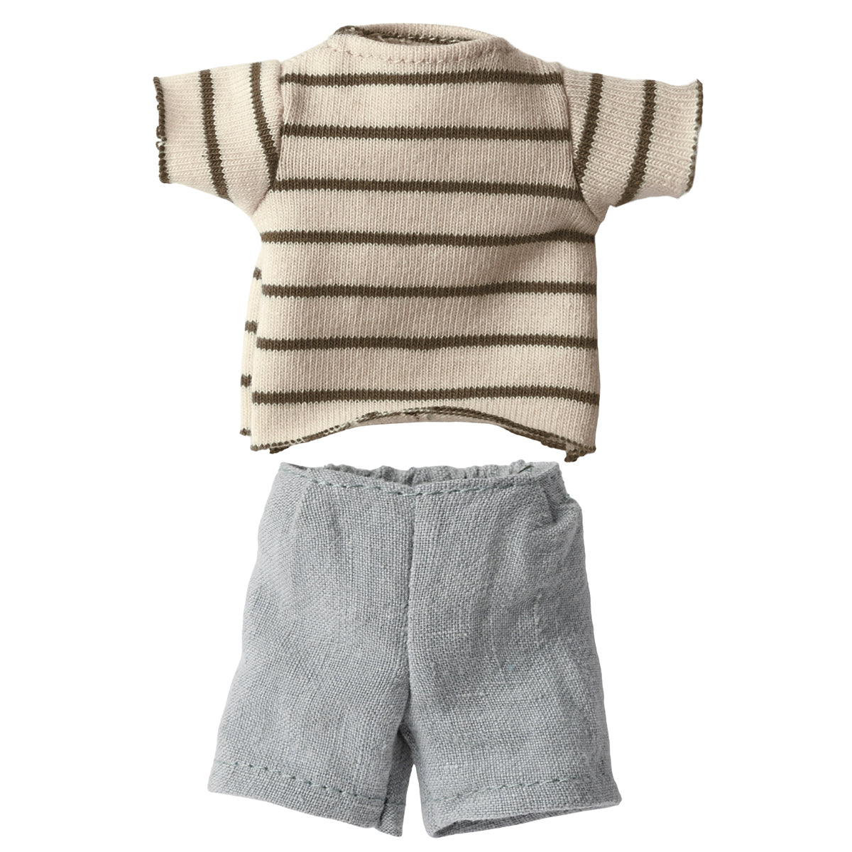 Striped Blouse and Shorts, Size 1