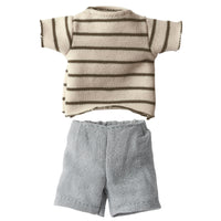 Thumbnail for Striped Blouse and Shorts, Size 1