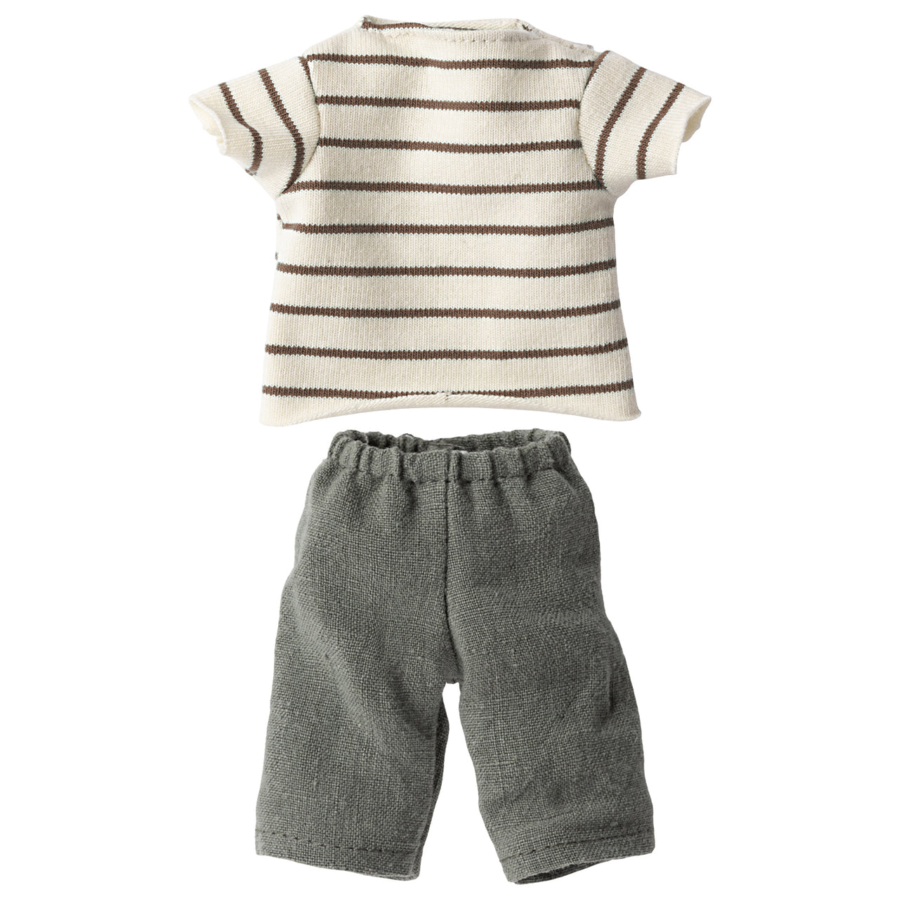 Maileg Striped Blouse and Pants, Size 2  16-4220-01