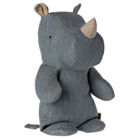 Thumbnail for Maileg Safari Friends Small Rhino - Blue Sand 16-4602-00
