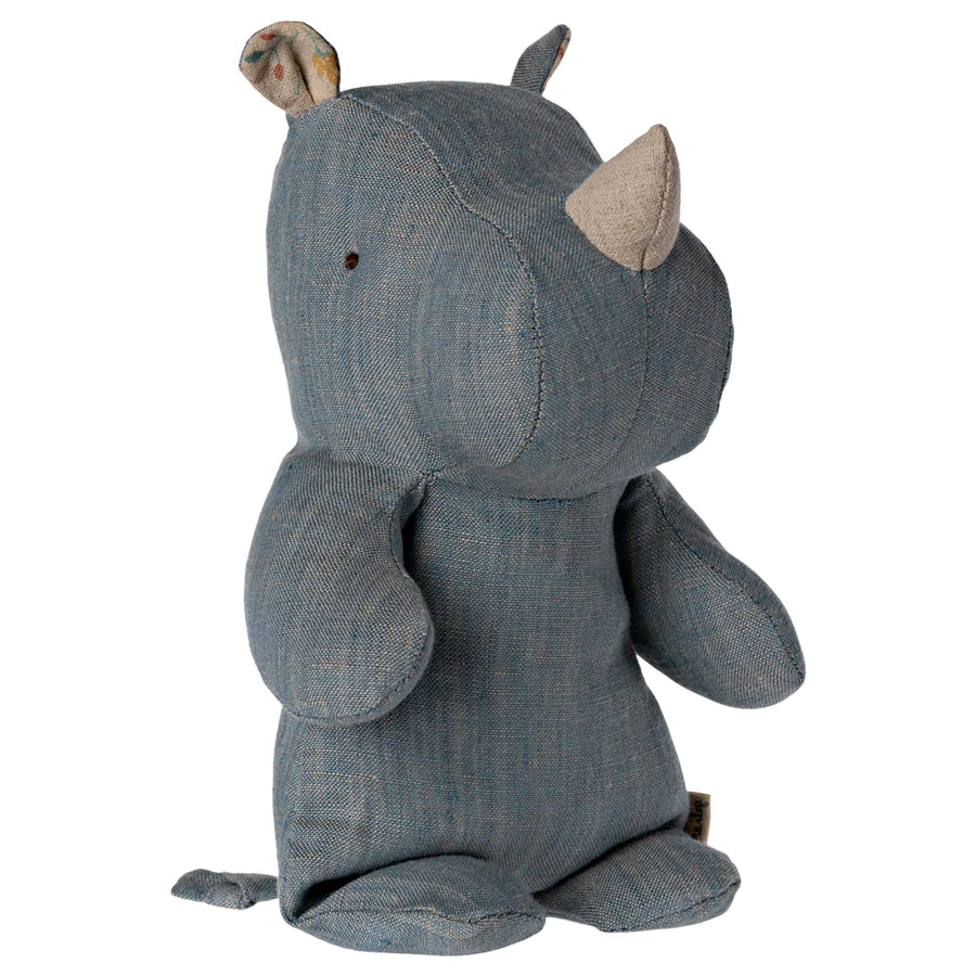 Maileg Safari Friends Small Rhino - Blue Sand 16-4602-00