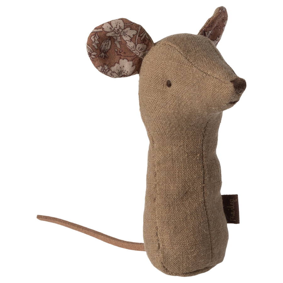 Lullaby Friends, Mouse Rattle - Light Umber