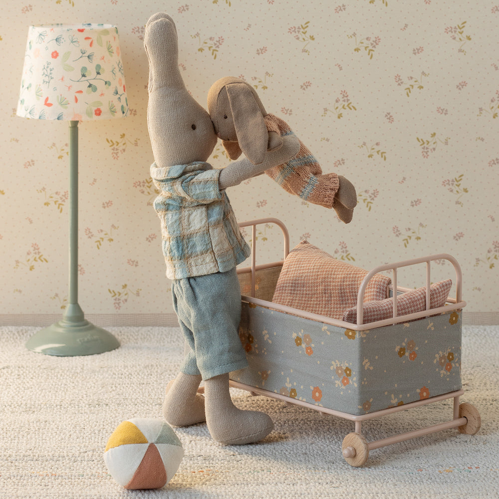 Bunny, Micro - Brown - Dusty Rose Knitted Suit