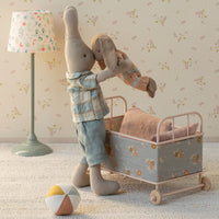 Thumbnail for Bunny, Micro - Brown - Dusty Rose Knitted Suit