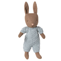Thumbnail for Rabbit, Micro - Brown - Blue Knitted Suit