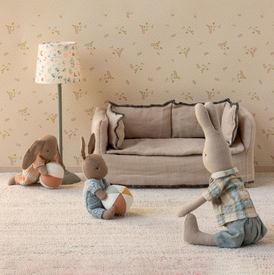 Bunny set, Micro - Brown - Dusty rose
