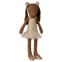 Thumbnail for Bunny, Size 2 - Chocolate Brown - Ballet Suit and Skirt Cream