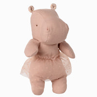 Thumbnail for Safari Friends Small Hippo with Skirt- Soft Rose