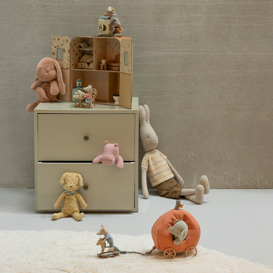 Safari Friends, Hippo, Small - Rose