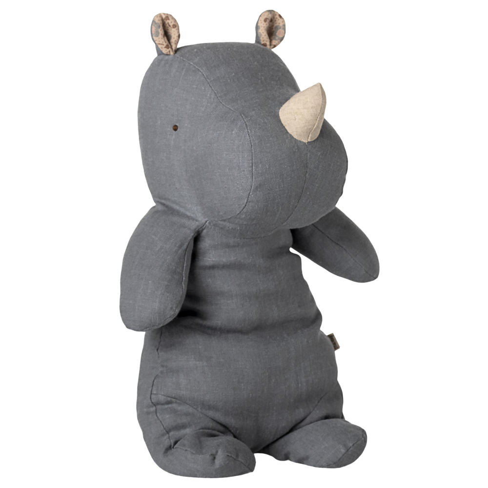 Pre-order Safari Friends, Rhino, Medium - Dusty blue