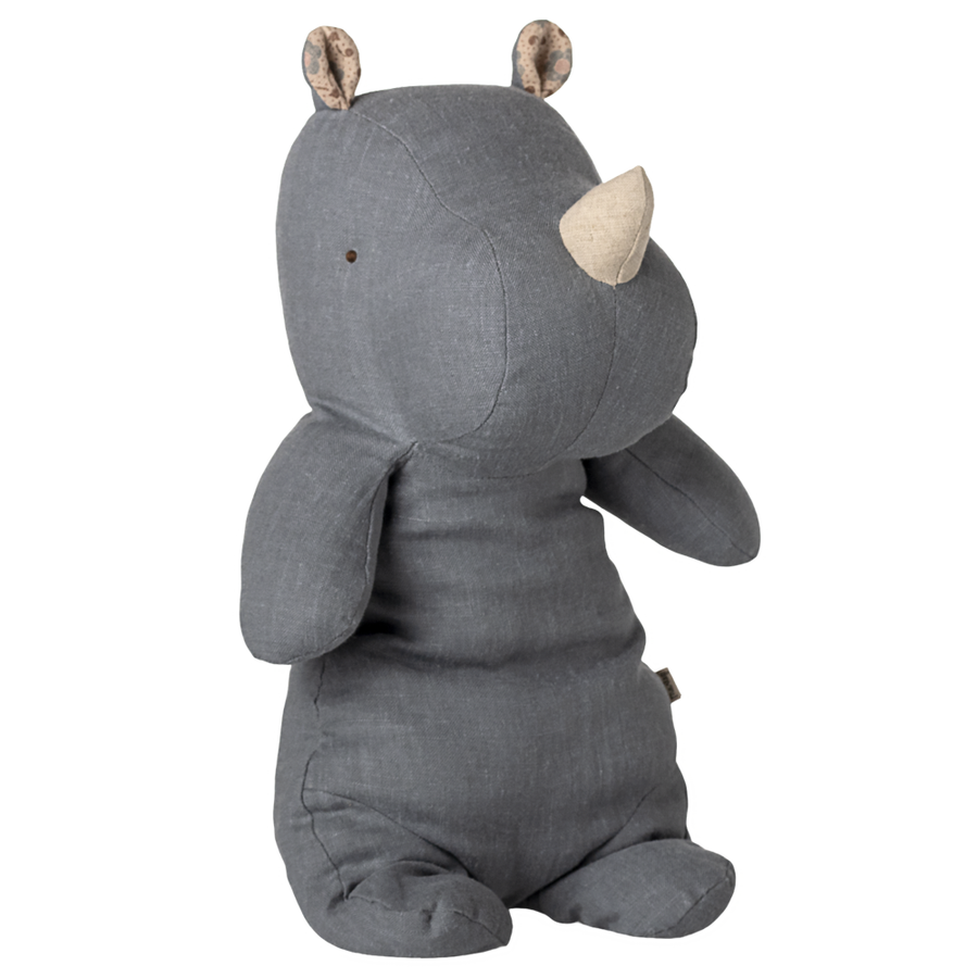 Pre-order Safari Friends, Rhino, Medium - Dusty blue