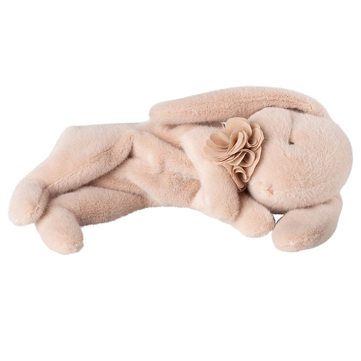 Sleeping Bunny Plush Small Powder