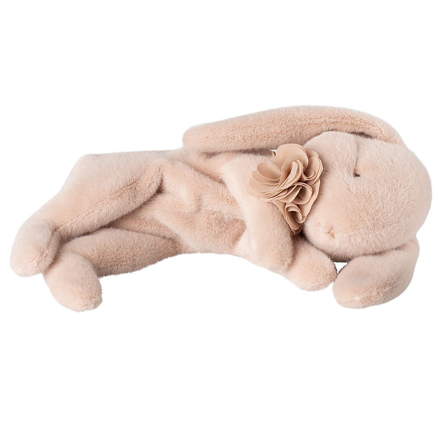 Sleeping Bunny Plush Small Powder