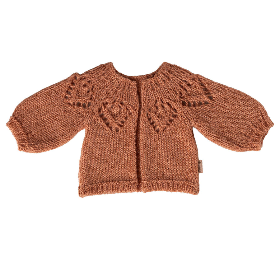 Knitted Cardigan, Size 3 Vintage Rose